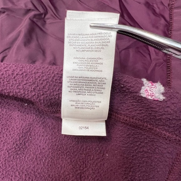 Columbia Women Fleece Jacket Full Zip Size M Quilted Panel Purple - Picture 6 of 16